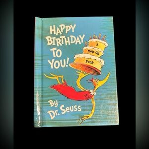 Dr. Seuss Happy Birthday to You! Small pop up board book. Previously loved.